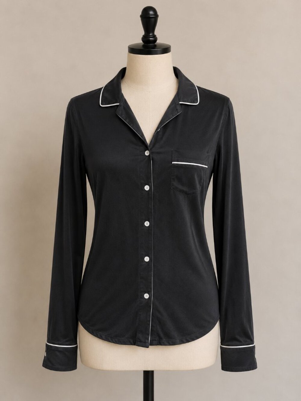 Everlane Black Button-down Blouse Sz. S